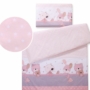 Kép 2/5 - BabyLion Prémium 5 részes ágyneműhuzat szett - Rózsaszín macik
