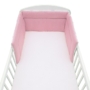 Kép 4/7 - 3-részes ágyneműhuzat New Baby 100/135 cm őz szürke-rózsaszín