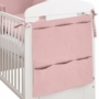 Kép 4/5 - 2-részes ágyneműhuzat New Baby Dominika 90/120 cm rózsaszín